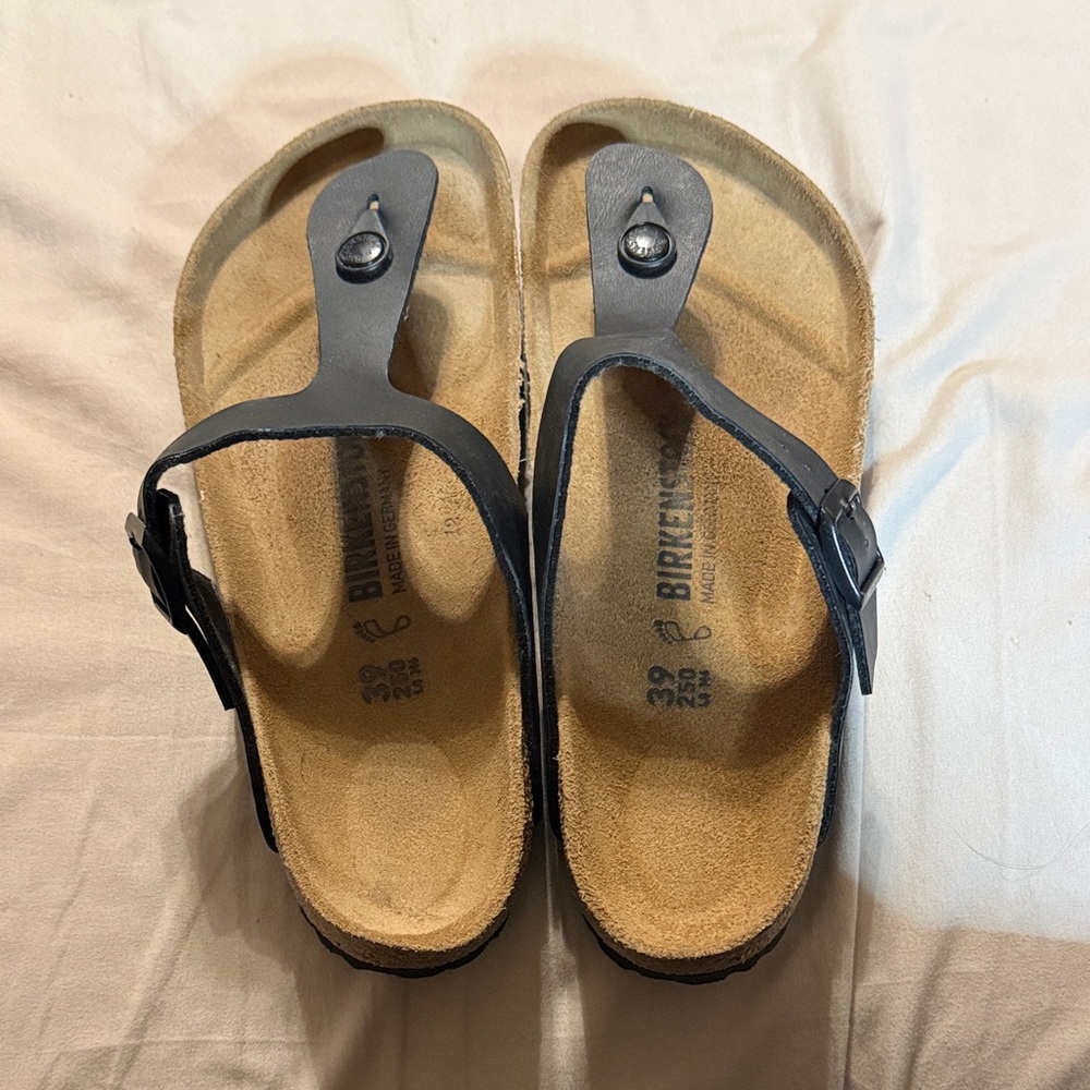 Birkenstock Black and Tan Sandals